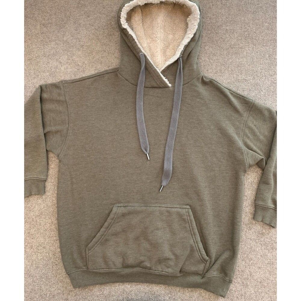 American Eagle Aerie Hoodie Womens S/P Sherpa Spring Street Oversized Pullover